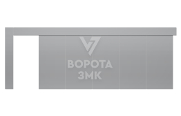 Откатные ворота 3000×2500 ЗМК-4960